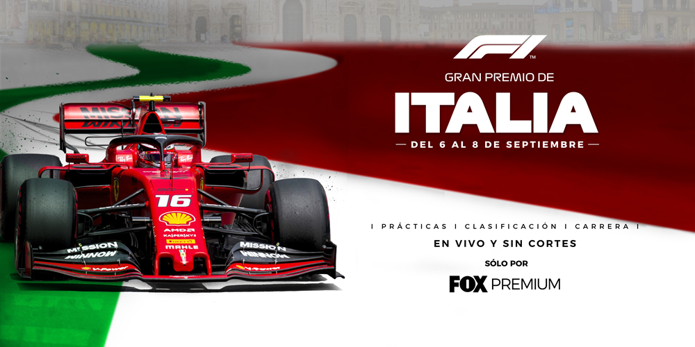 FOX Premium transmitirá en Latina la Fórmula 1: Premio de Italia 2019 en vivo, sin comerciales y en HD - Style by