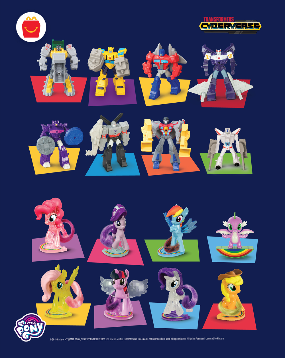 McDonald's incentiva el y la diversión con los nuevos personajes de My Little Pony y Transformers, que se a la Cajita Feliz - Style by ShockVisual