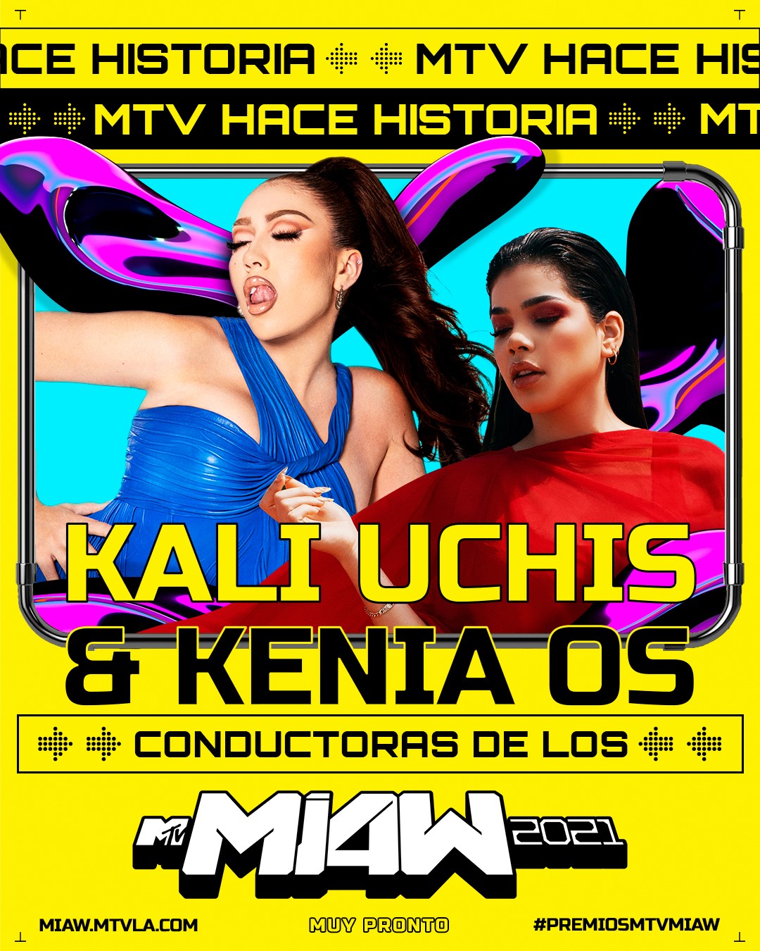 Premios MTV MIAW la sensación global Kali Uchis y la súper estrella